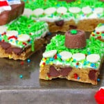 Football Field Chocolate Chip Cookie Cake