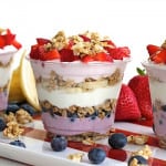 Patriotic Breakfast Parfaits