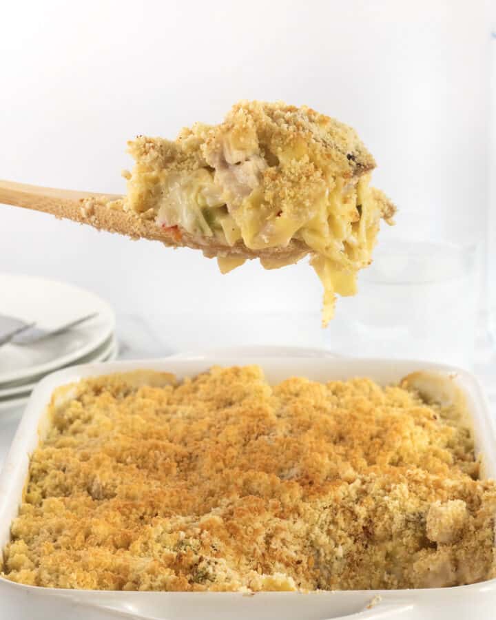 Chicken Noodle Casserole by The BakerMama