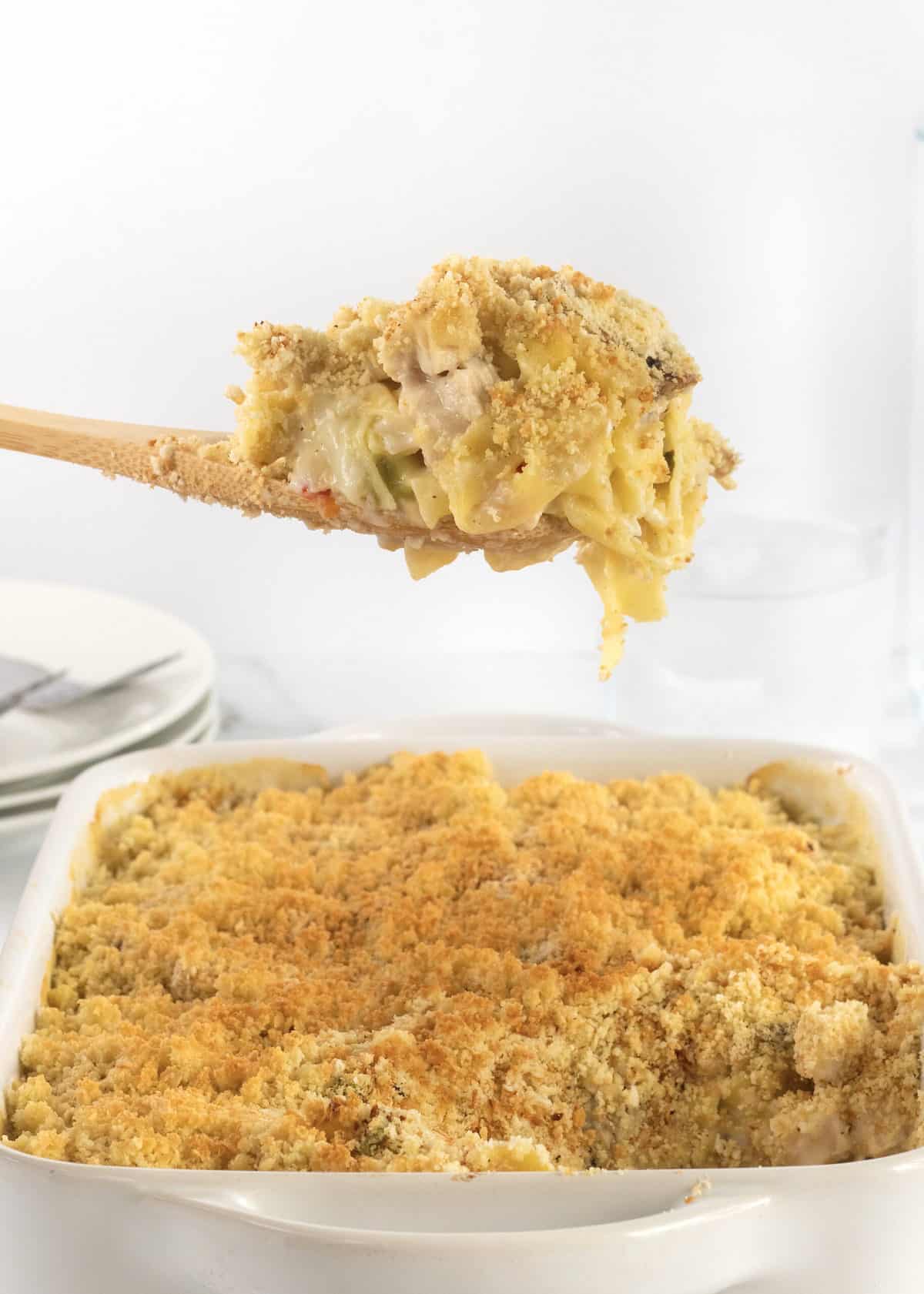 Chicken Noodle Casserole by The BakerMama