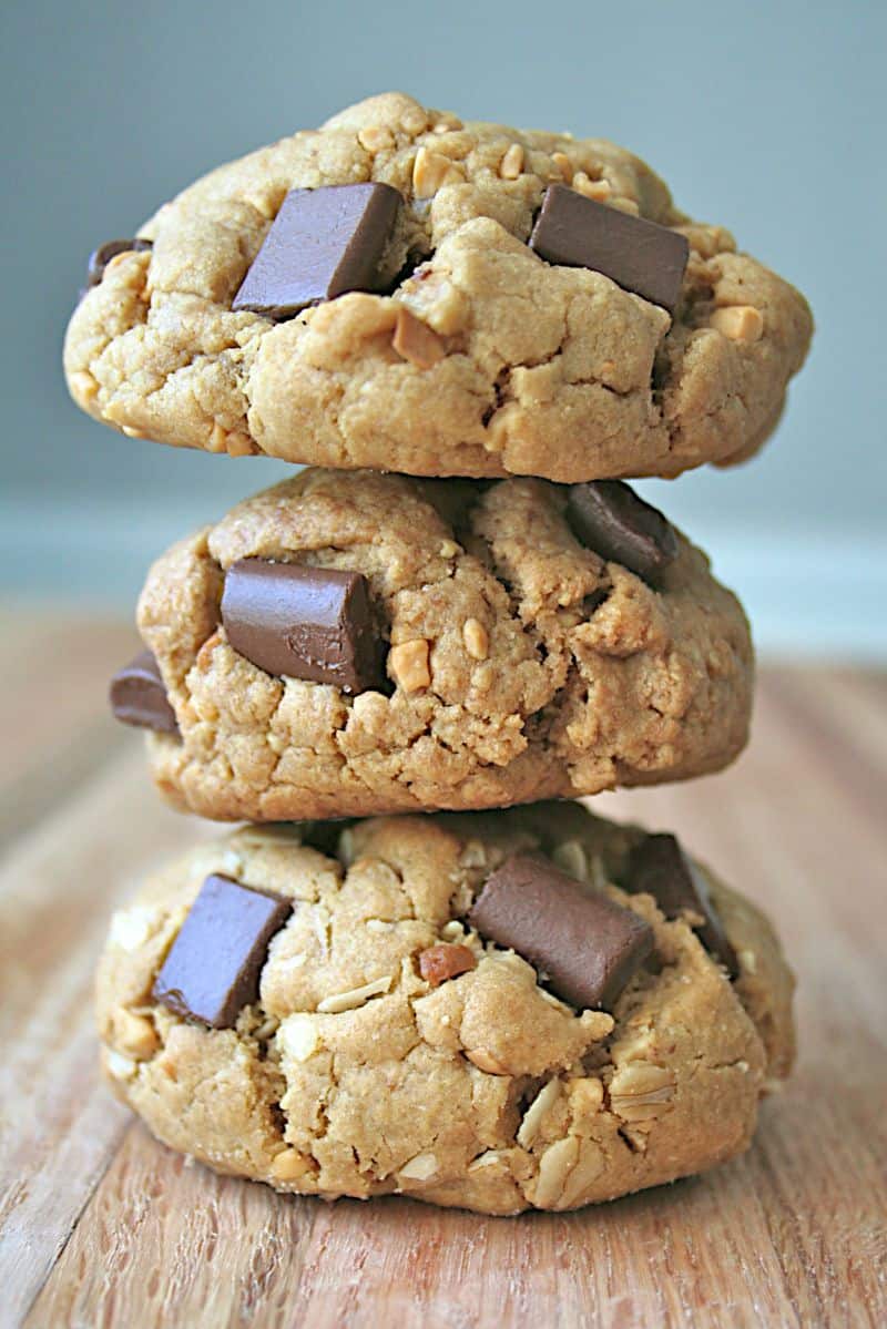 Chocolate Chunk Peanut Butter Cookies