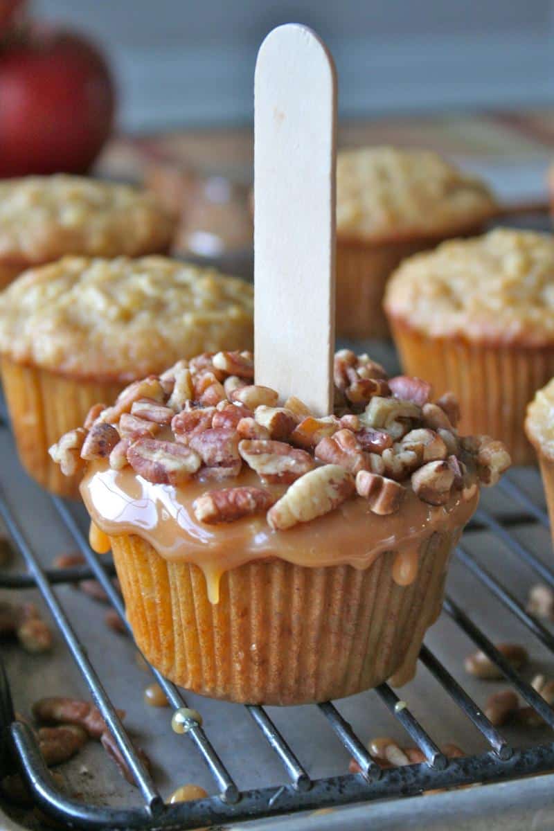 Caramel Apple Cupcakes