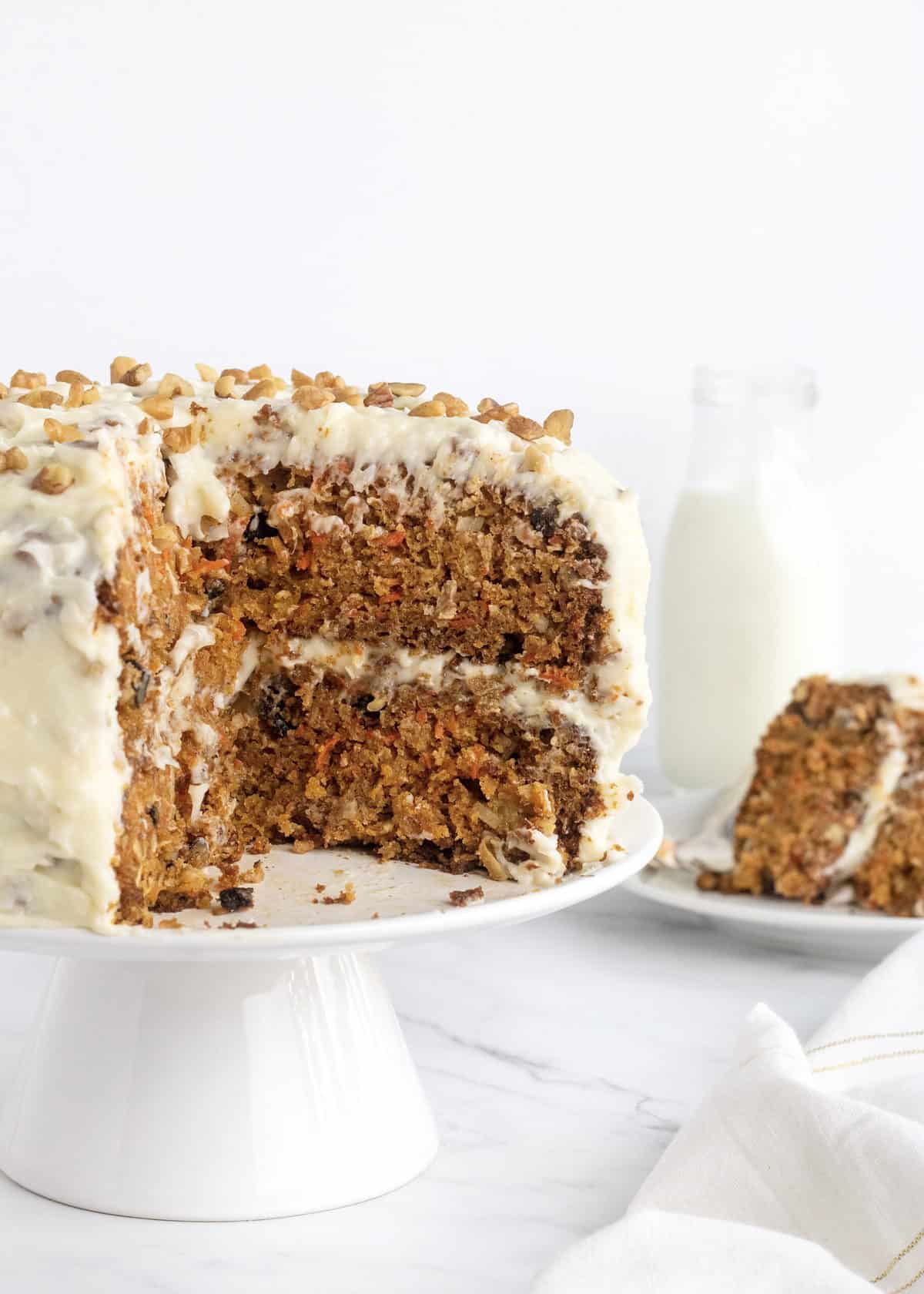 Pumpkin Carrot Cake by The BakerMama