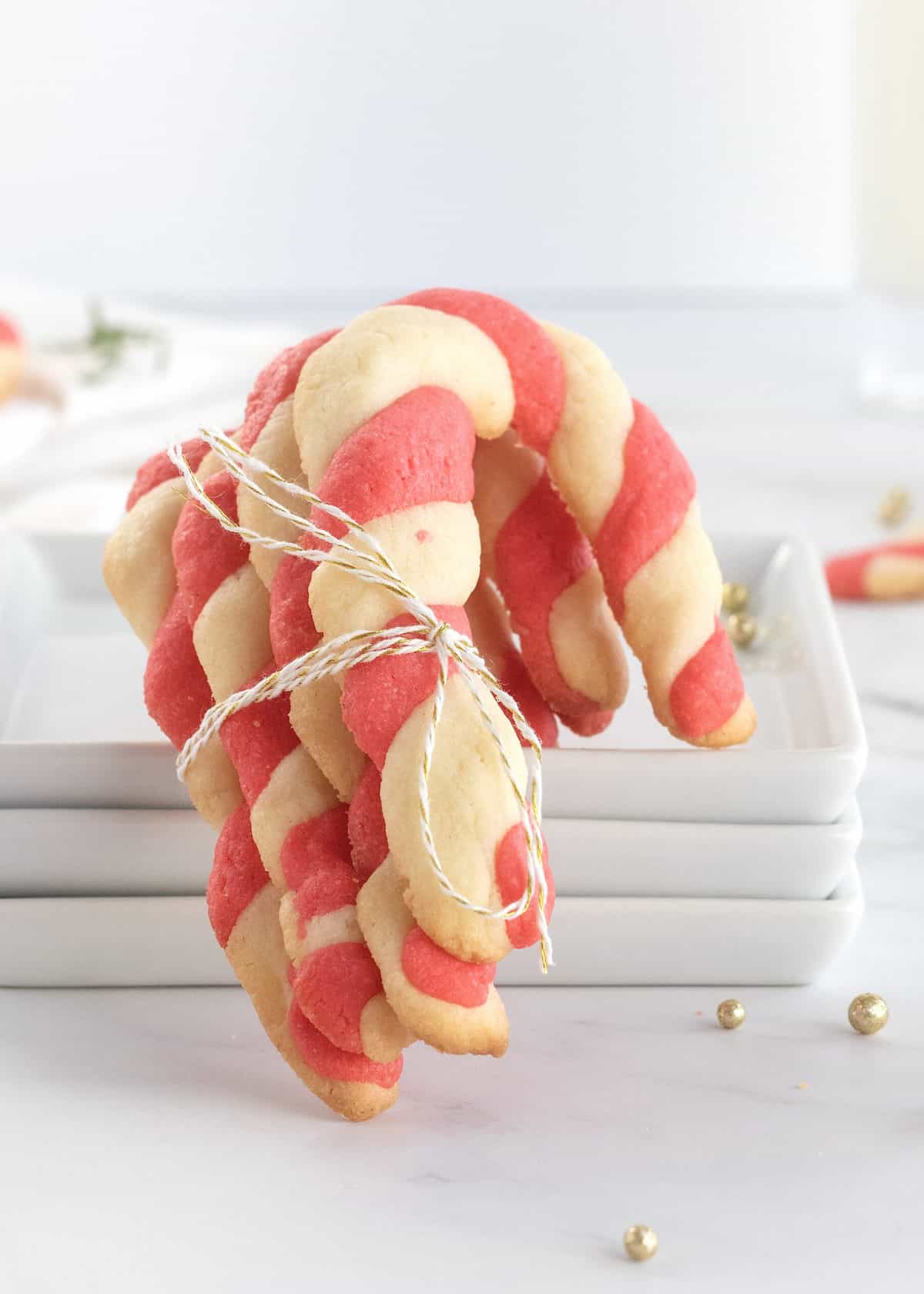 Candy Cane Cookies by The BakerMama