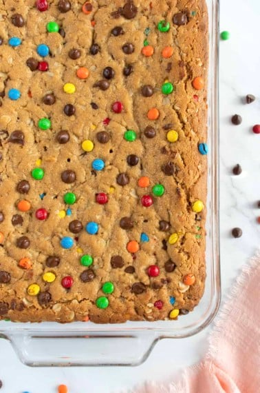 Monster Cookie Bars by The BakerMama