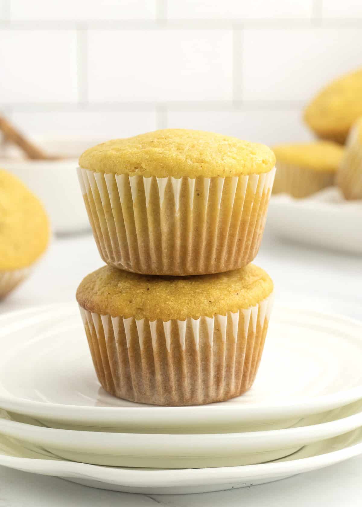 Honey Corn Muffins by The BakerMama