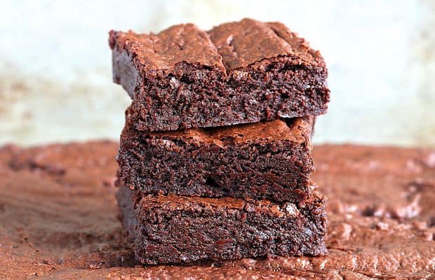 One Bowl Fudge Brownies - The BakerMama