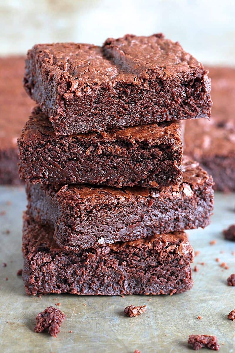 One Bowl Fudge Brownies