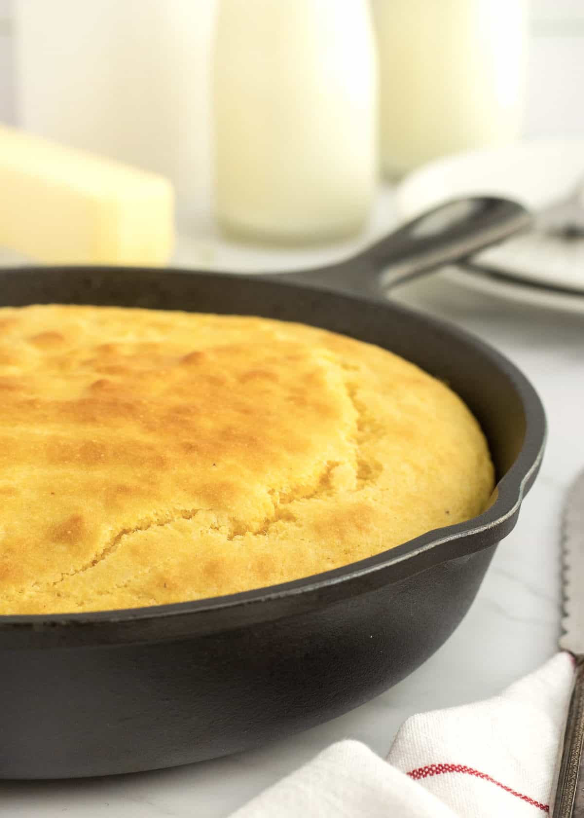 Sweet and Simple Cornbread by The BakerMama