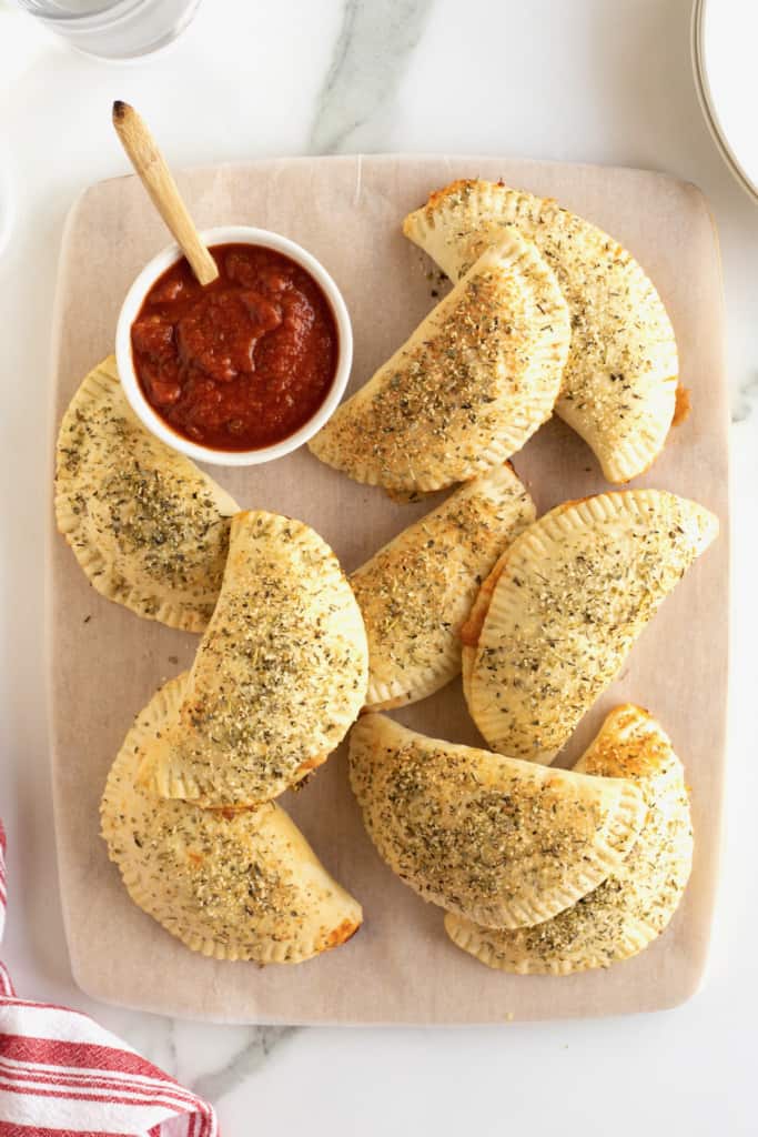 Mini Pepperoni Calzones The BakerMama