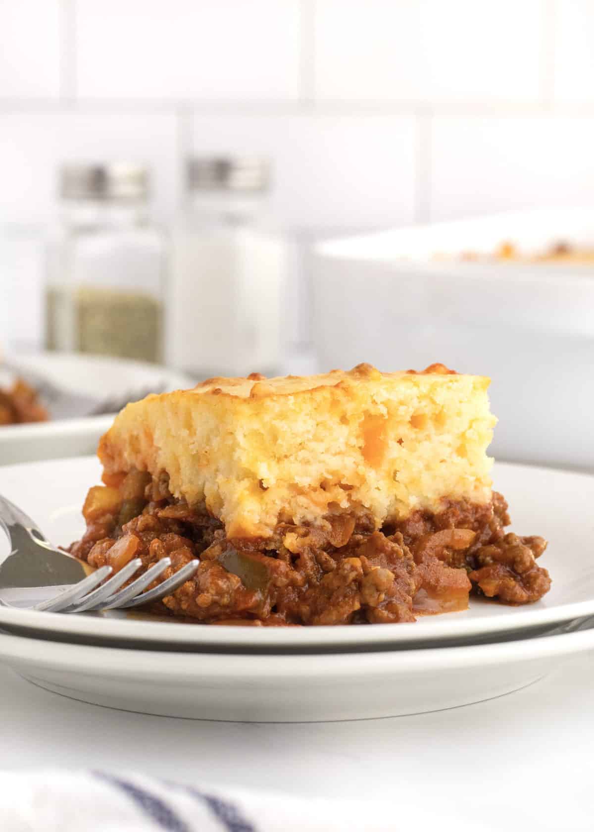 Sloppy Joe Casserole by The BakerMama