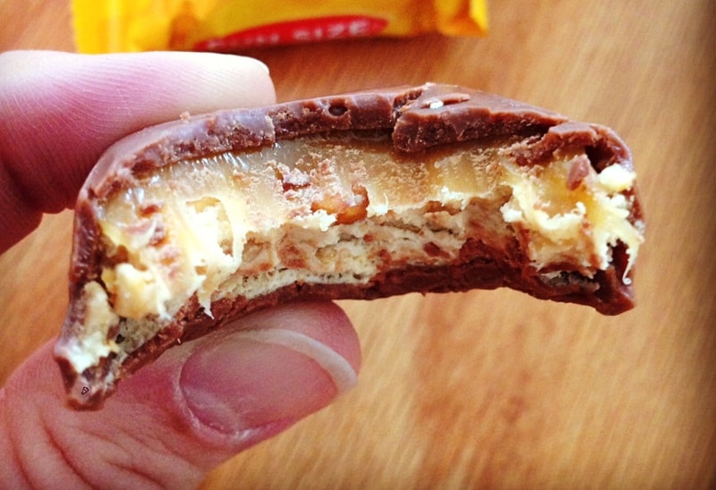 Leftover Halloween Candy Cookie Dough The BakerMama