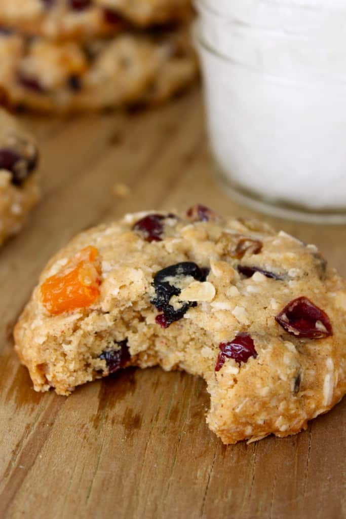 Coconut Oatmeal Cookies using coconut oil