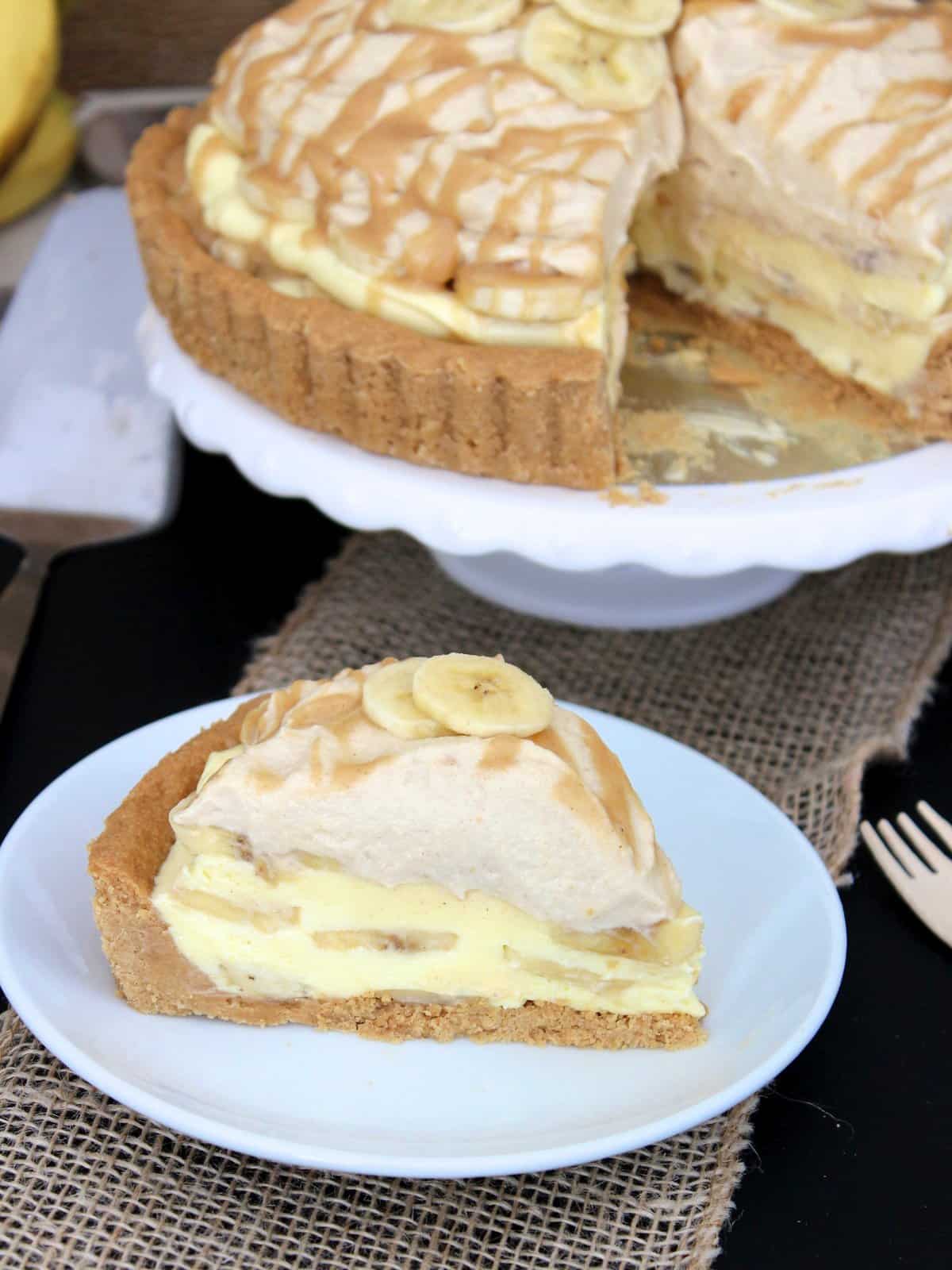 Peanut Butter Banana Cream Pie