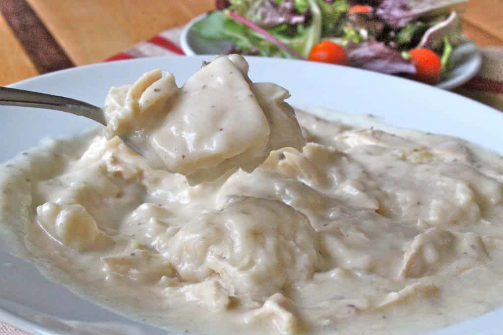 Homestyle Chicken and Dumplings | The BakerMama