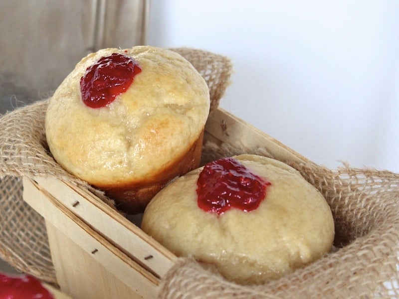 Jelly-Filled Donut Muffins