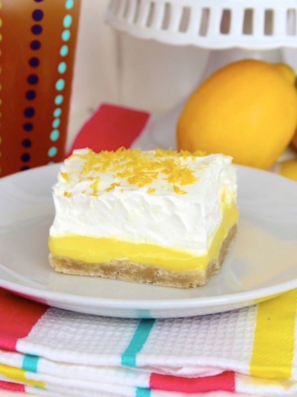 Lemon Pudding Bars