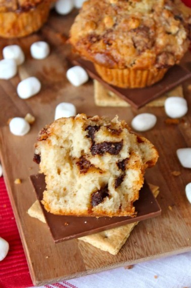 S'mores Streusel Muffins