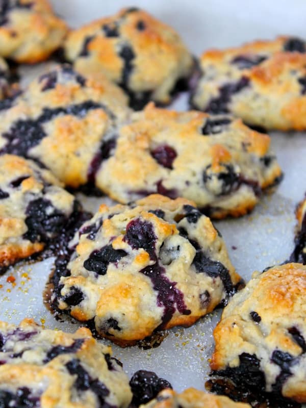 Bursting Blueberry Biscuits