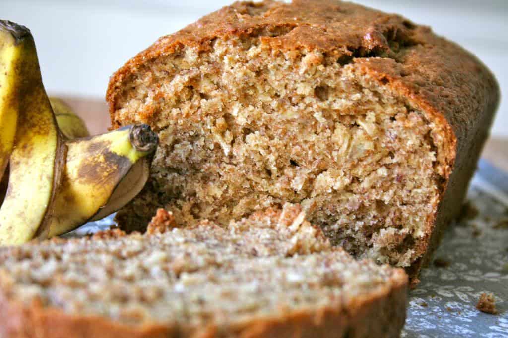 Whole Wheat Banana Oat Bread