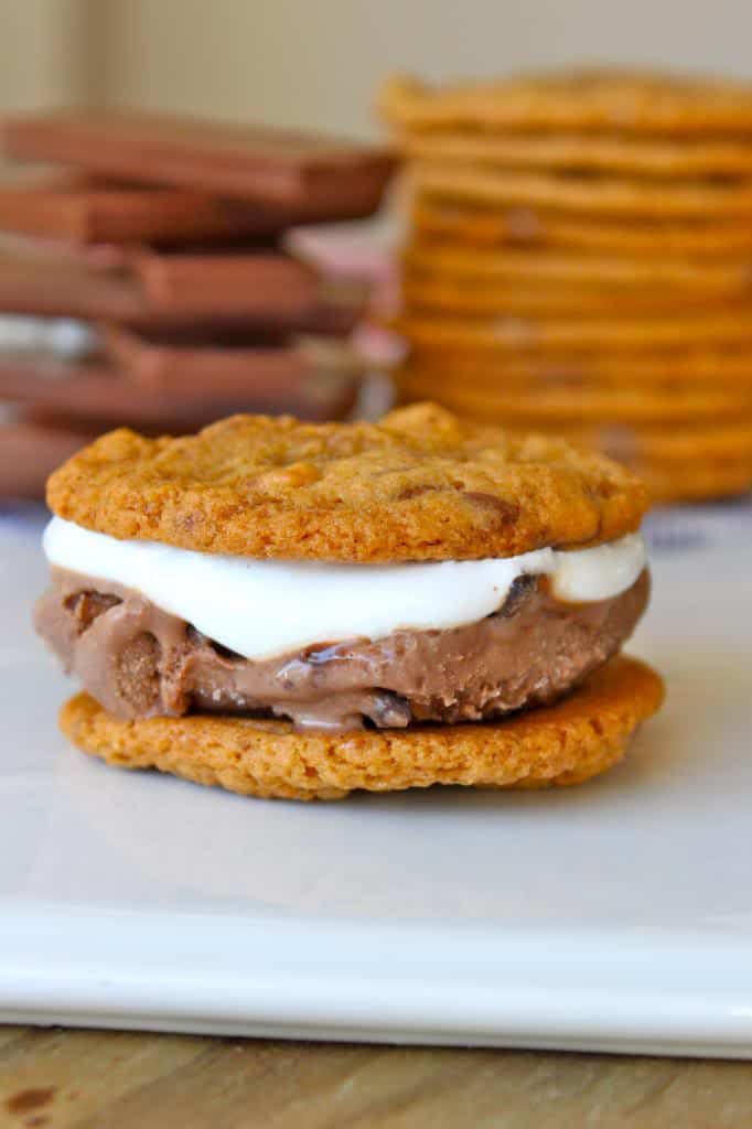 S'mores Ice Cream Sandwiches