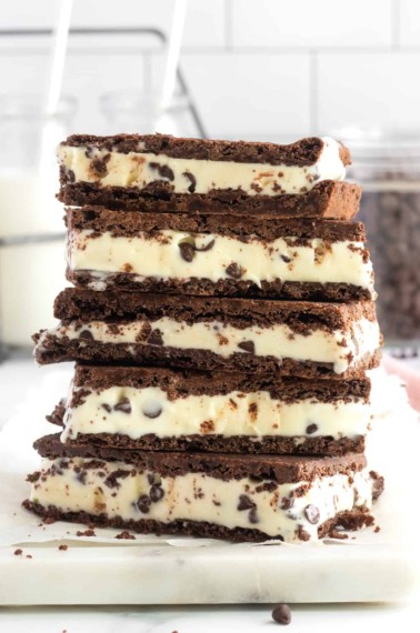 Homemade Ice Cream Sandwiches by The BakerMama