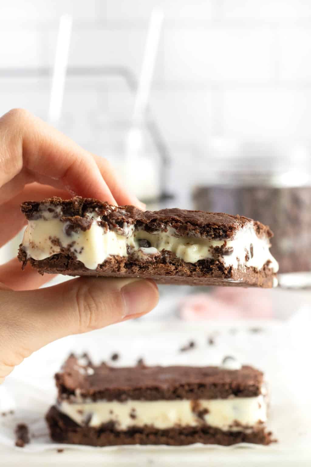 Homemade Ice Cream Sandwiches The BakerMama
