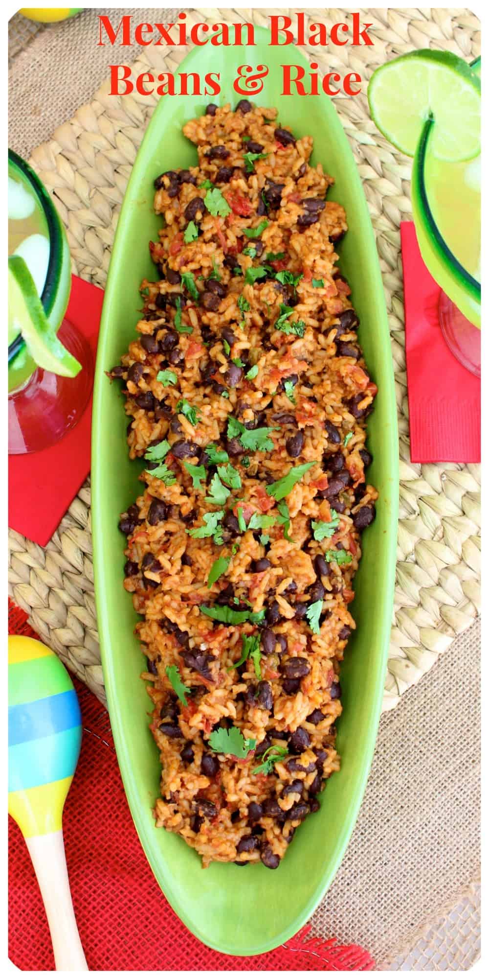 Mexican Black Beans & Rice | The BakerMama