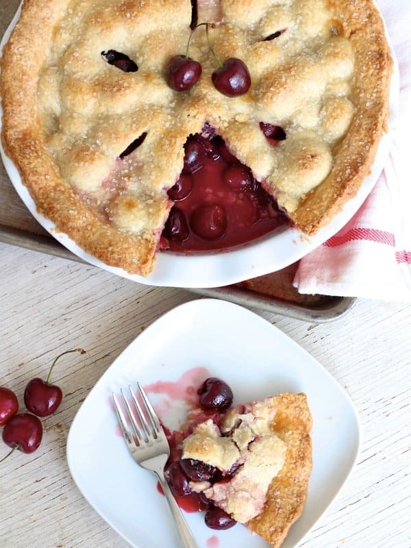 Fresh Cherry Pie | The BakerMama