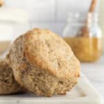 Honey Whole Wheat Biscuits by The BakerMama