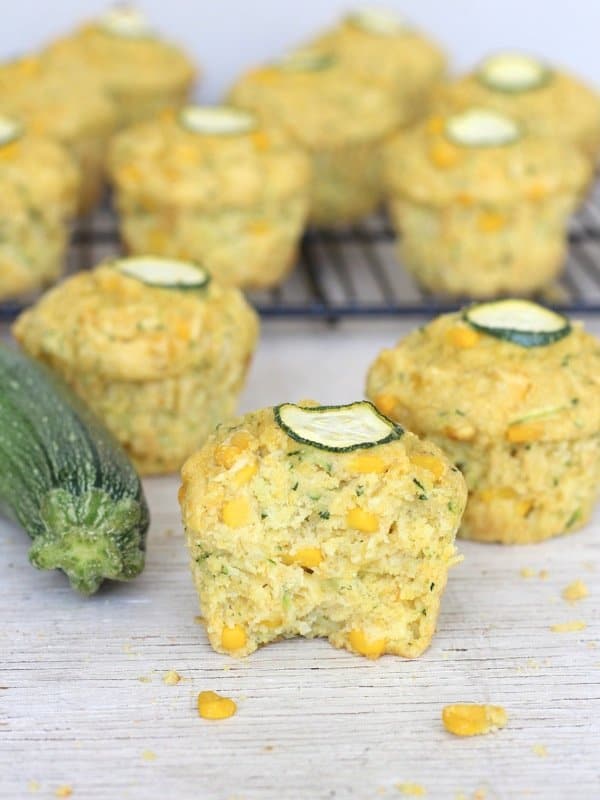 zucchini corn muffins