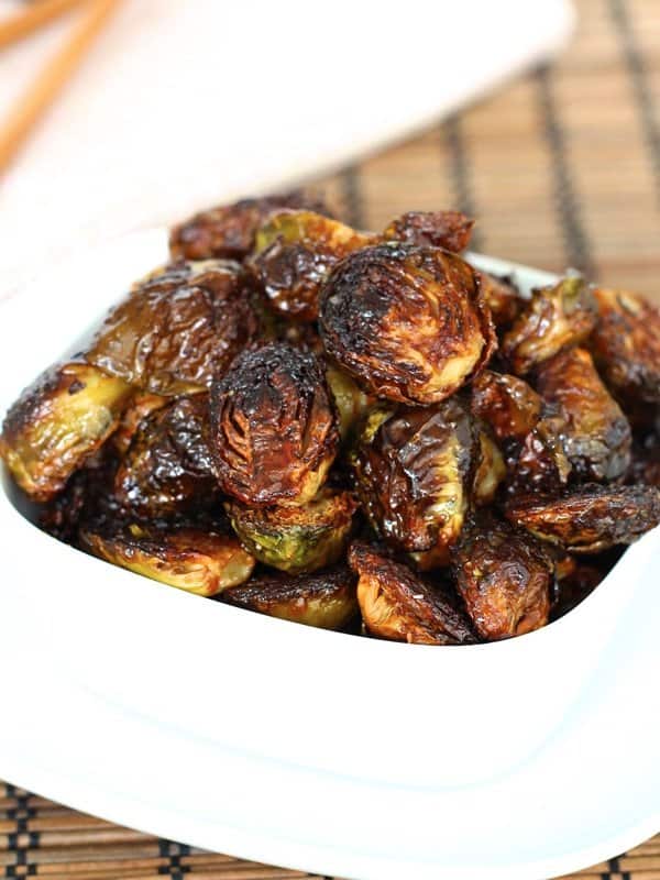 Crispy Asian Brussels Sprouts | The BakerMama