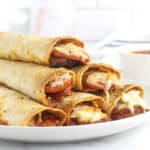 Baked Pizza Taquitos
