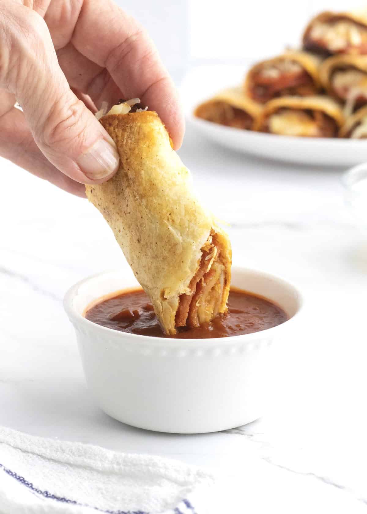 Baked Pizza Taquitos by The BakerMama