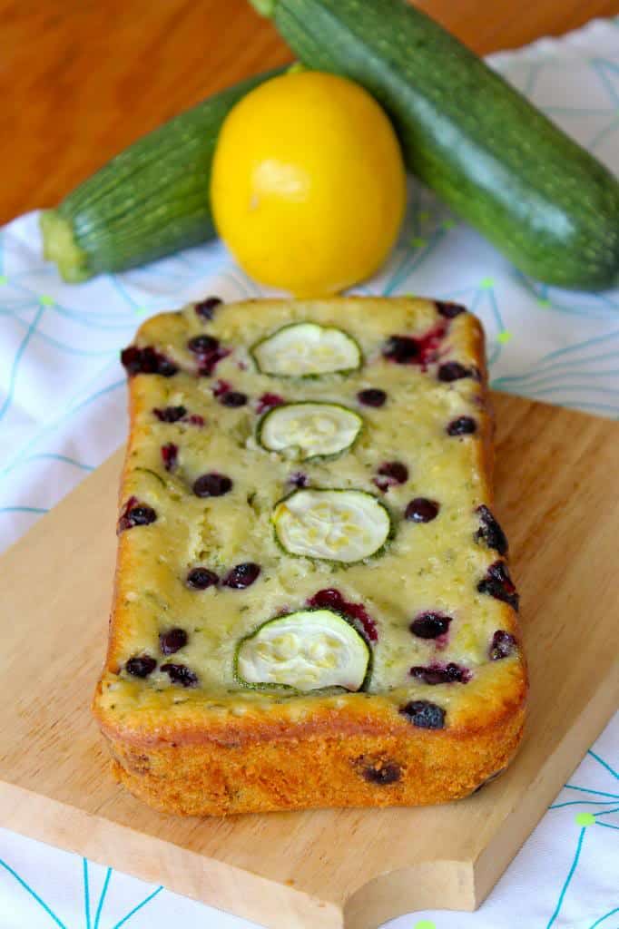 Lemon Blueberry Zucchini Bread