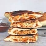 Grilled BBQ Chicken Calzones