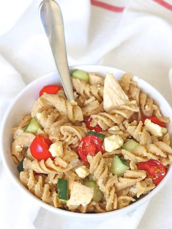 Hummus Pasta Salad