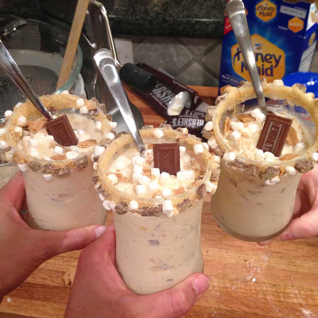 Homemade S'more Blizzards