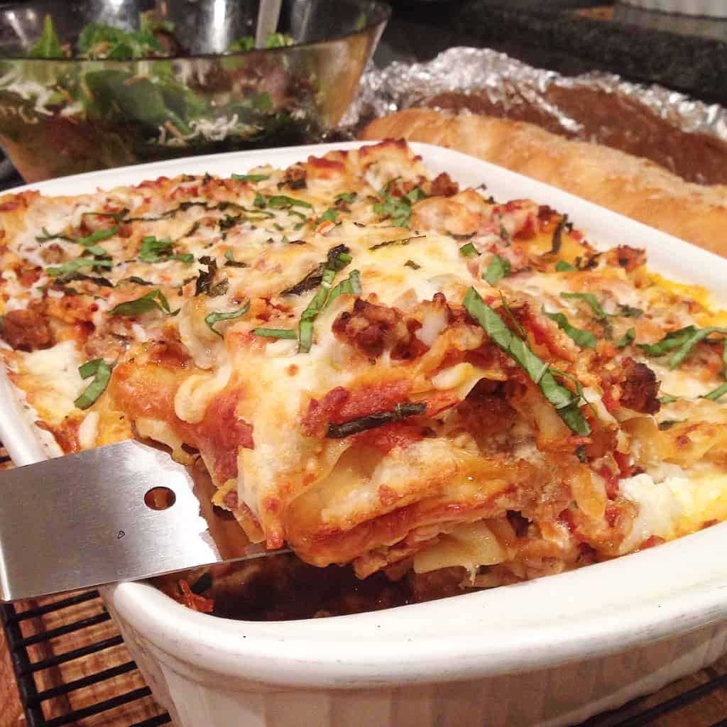 Easy Homemade Lasagna