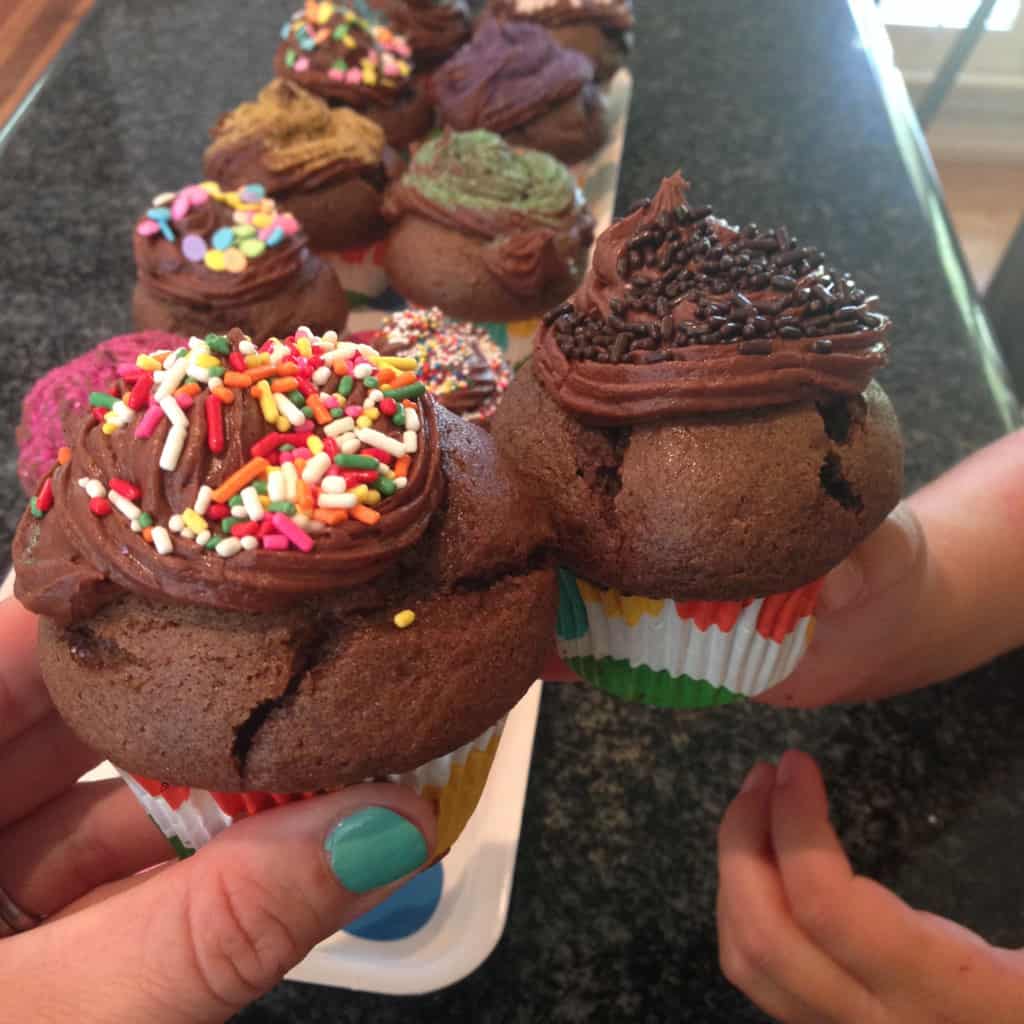 Gluten-Free Chocolate Cupcakes with Fudge Frosting