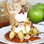 Caramel Apple Pecan Shortcakes