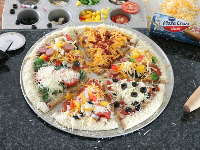 Create Your Own Slice Family Pizza Night