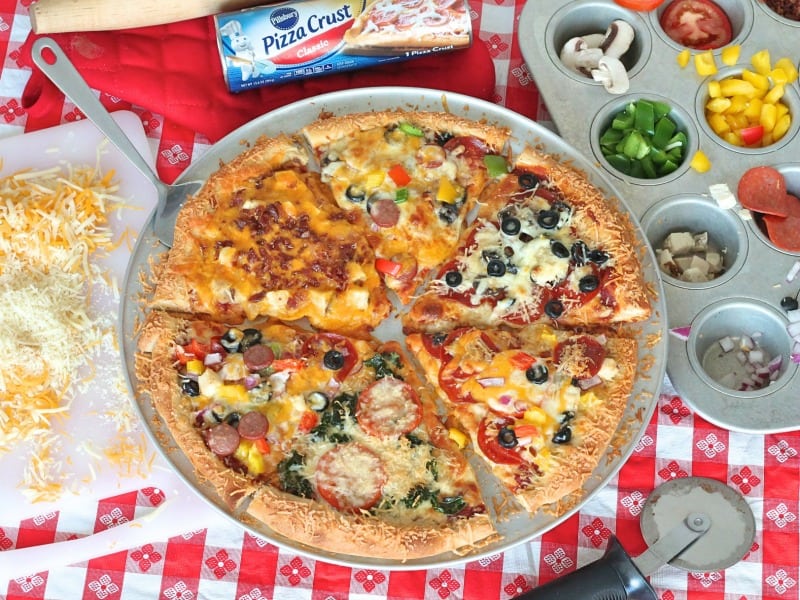 Create Your Own Slice Family Pizza Night