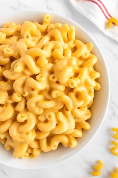Stovetop Macaroni and Cheese by The BakerMama