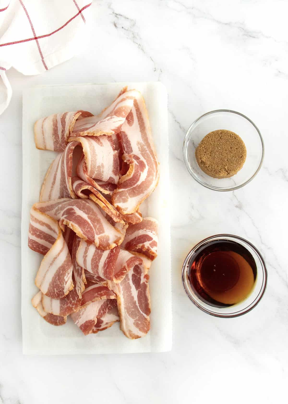 Baked Maple Brown Sugar Bacon by The BakerMama