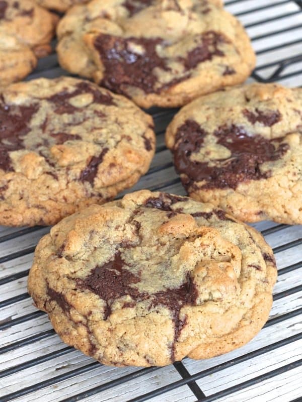 Dark Chocolate Walnut Cookies