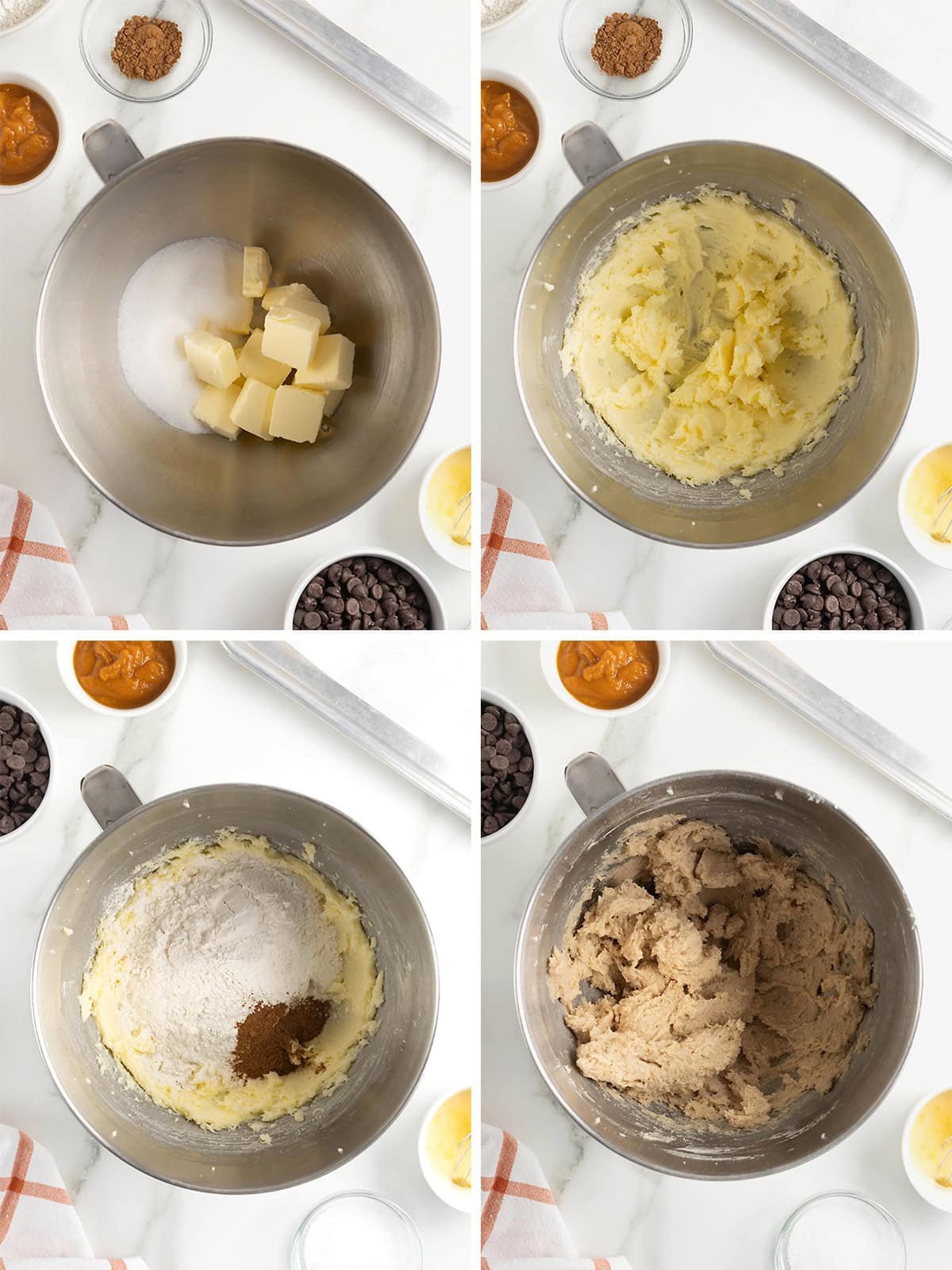 Steps to make pumpkin chocolate hand pies.