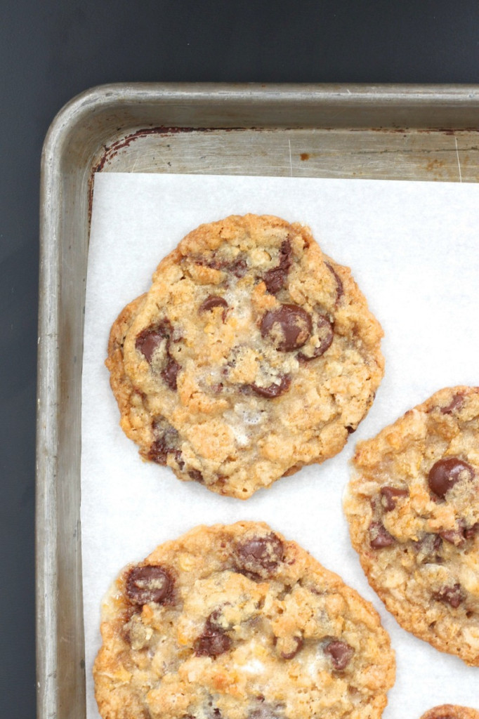 Corn Flake Coconut Chocolate Chip Cookies