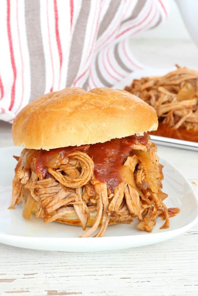 3 Ingredient Slow Cooker Pulled Pork The BakerMama