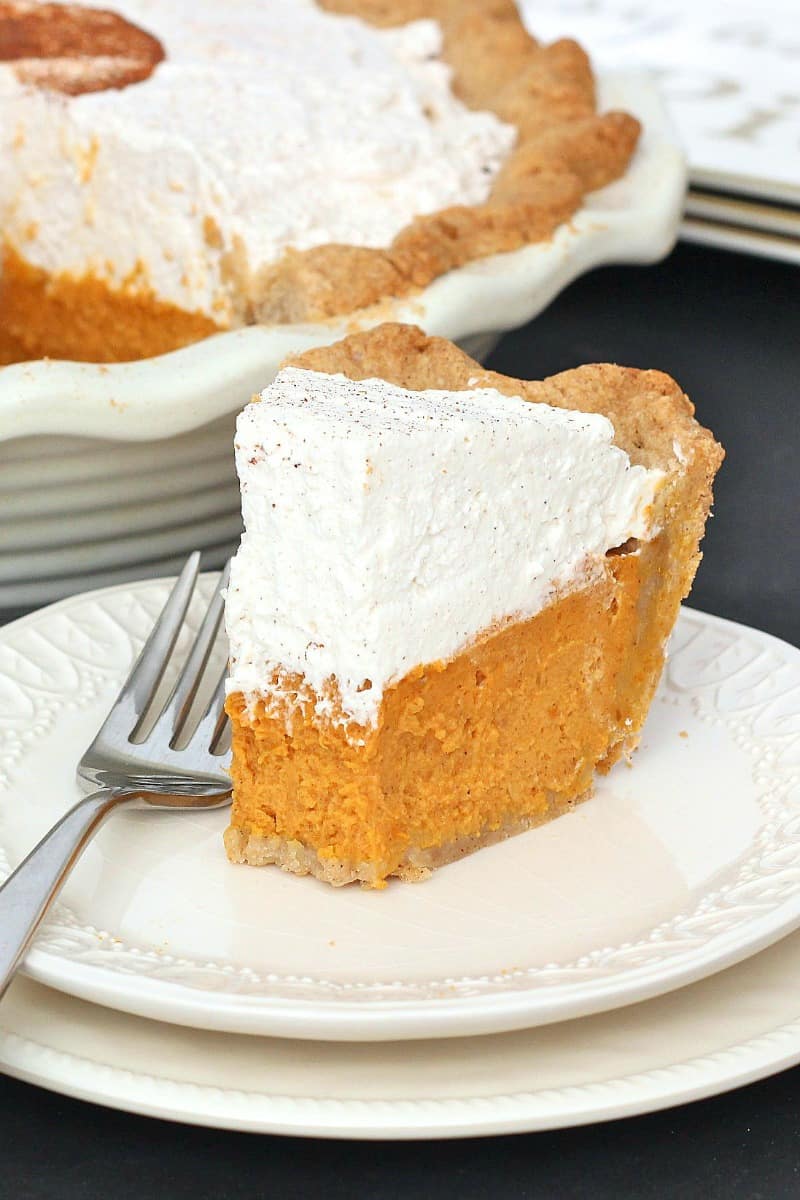 Pumpkin Cream Pie - The BakerMama